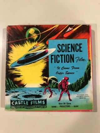 Vintage 8mm Film Science Fiction It Came From Outer Space Sci Fi Castle Movie