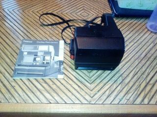 Polaroid One Step 600 Flash Instant Film Camera With Strap