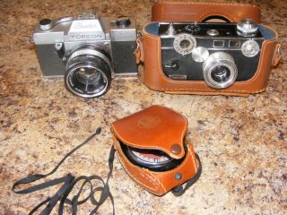 Vintage Cameras And Light Meter Beseler/argus/dejur