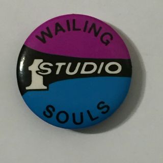 Vintage 80s Wailing Souls Studio 1 Inch Button Pin Pinback Badge Reggae Ska
