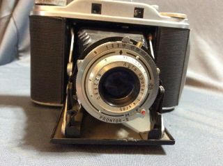 Agfa Isolette I Folding Camera With Agnar 85mm F/4.  5 Lens.  Parts