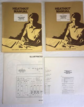 Heath H - 125 High Speed Printer Assembly And Operation Manuals (heathkit H8 H - 8)