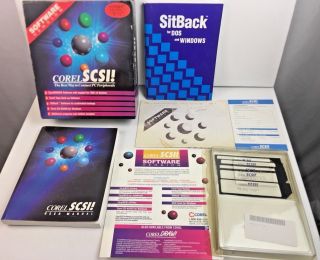 Vintage Computer Software Corel Scsi / Windows