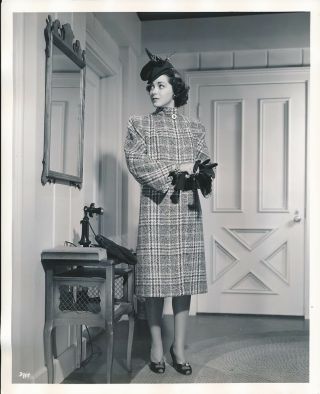 Marsha Hunt Vintage 1943 Mgm Studio Fashion Portrait Photo