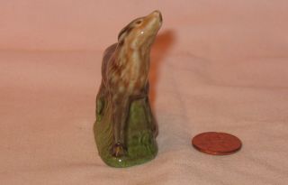 Vintage Whoppa Timber Wolf Porcelain Figure; By Wade 2