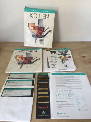Autodesk The Home Series Kitchen Floppy Disks Design Your Kitchen
