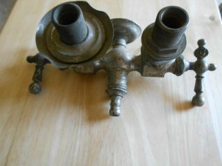 Vintage Nickel Plated Brass,  Hot - Cold Water Faucet For Wall Mount / Tub?
