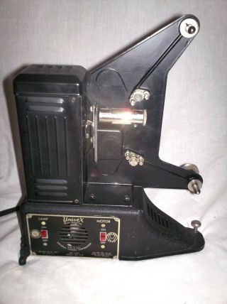 Vintage Univex Model P - 8 8mm Movie Projector Motor Bulb Looks Great