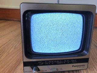 Vintage 1984 Panasonic Portable TV TR - 5110T 7