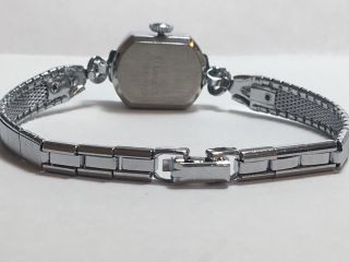 Vintage Perre Jacquard 21J Women ' s SilverTone Watch Mechanical Windup (PJ - 21JHK) 2