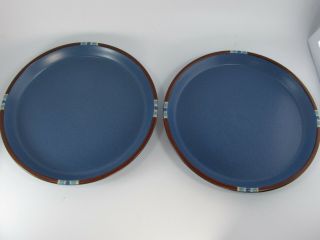 2 Dansk Japan Mesa Sky Blue Dinner Plate Vintage 28838 Plates