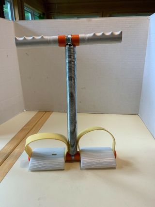 Vintage Pull - Up Spring Action Rowing Row Ab Exerciser