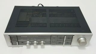 Pioneer Stereo Amplifier Sa - 750 Silver Face Front Base Unit 130 Watts With Phono