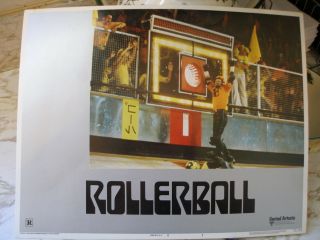 1975 Vintage United Artists Rollerball 11 " X 14 " Lobby Card 7