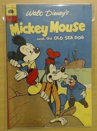 Australian Walt Disney M Series Comic Book No.  41 Htf Early 1950 