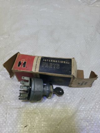 Vintage International Harvester Ignition Switch,  Key Pollak Part 344688 - C91
