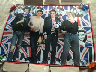 Vintage Sex Pistols God Save The Queen Poster