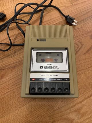Atari 410 Program Recorder.  For Atari 400 800 Xl 130xe 65xe 1200xl