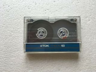 Tdk Ma - Xg 60 Vintage Audio Cassette Blank Tape Made In Japan Type Iv