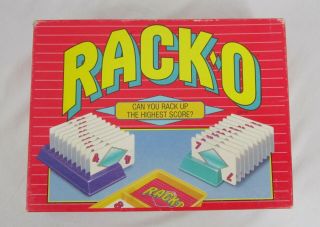 Vintage Racko 1992 Parker Brothers Card Game Family Fun No.  (40073)