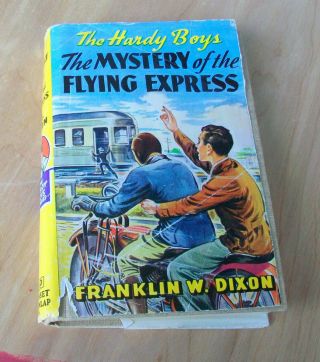 The Hardy Boys 20 The Mystery Of The Flying Express 1959 Ed Dj,  Text