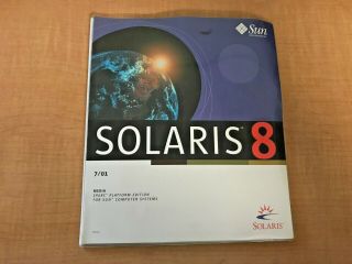 Solaris 8 For Sparc Media Kit 7/01 - 7 Disks -