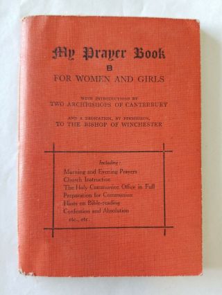 The Prayer Book For Women 1942 - Church Of England - Vintage