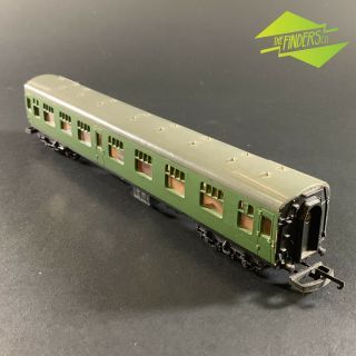 Vintage Lima Italy Ho Oo Scale Passenger Carriage Painted Green Livery Train