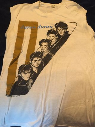 Vintage Duran Duran Concert Shirt From 84 Size Medium