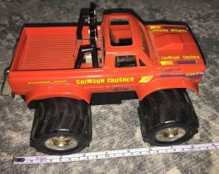 Vintage Schaper Stompers Crimson Crusher Chevy Monster Truck 4x4