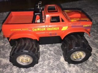 Vintage Schaper Stompers Crimson Crusher Chevy Monster Truck 4x4 2