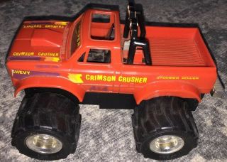 Vintage Schaper Stompers Crimson Crusher Chevy Monster Truck 4x4 6