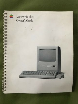 Guc Vintage 80s 1988 Apple Macintosh Plus Owner 