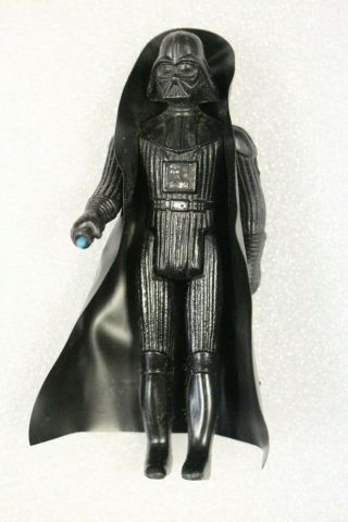 Vintage Star Wars Action Figure Loose Darth Vader W /Blue Lightsaber 1977 3