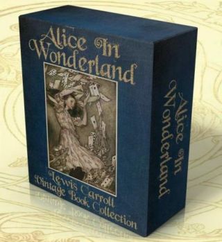 Alice In Wonderland 22 Vintage Books Pdf On Cd - Rom,  Hi Res Images Lewis Carroll