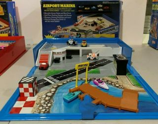 Vintage Micro Machines Airport Marina Galoob With Buildings