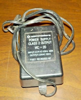 Commodore Vic - 20 Power Supply Class 2 Output -