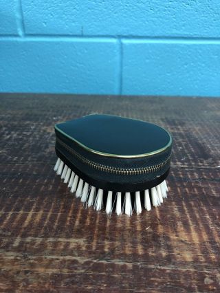Vintage Men’s Grooming Kit,  Zip Clothes Brush Manicure Set Western Germany