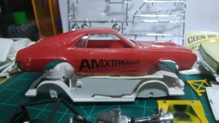 Vintage Very Rare Amt Amc Amx Funny Car Kit Not Complete But Buildable