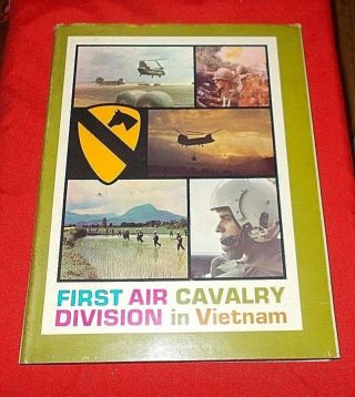 " First Air Cavalry Division Vietnam " Hymoff 1967 1st Edition Vg,
