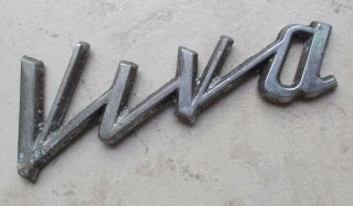 Vintage Vauxhall Viva 1960s Emblem Badge Sign Car Old Automobile Vtg Uk 60