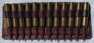 Vintage George Lawrence Rifle Ammunition Carrier Model 14 C 7mm Remington Mags