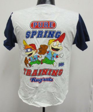 Rugrats Youth Large Baseball Jersey Shirt Kids Vintage Retro Vtg Nickelodeon