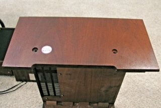 WOODEN CASE CABINET COVER FOR SANSUI 9090 RECEIVER RARE ORIG COND 2