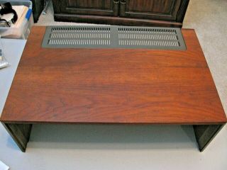WOODEN CASE CABINET COVER FOR SANSUI 9090 RECEIVER RARE ORIG COND 4