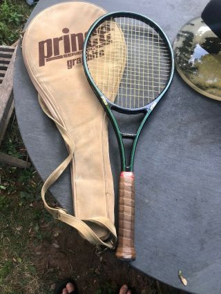 Prince Graphite Graphite 90 Vintage Classic 1980’s Tennis Racquet With Bag
