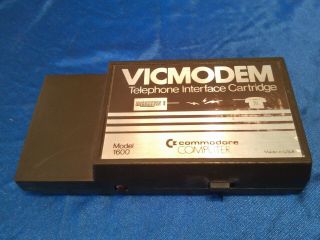 Vicmodem Commodore Computer Telephone Interface Cartridge 1600