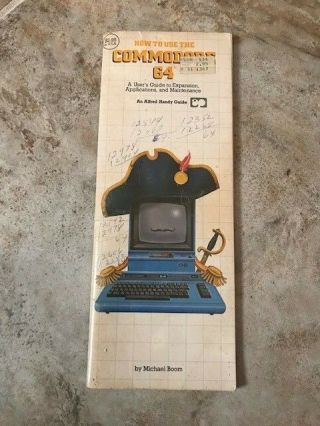 How To Use The Commodore 64 Rare 1980 
