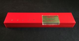 Vintage Gruen Precision Watch Red Display Box Made In U.  S.  A.