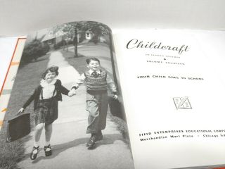 Vintage Childcraft Encyclopedia 1954 Your Child Goes to School Volume 14 3